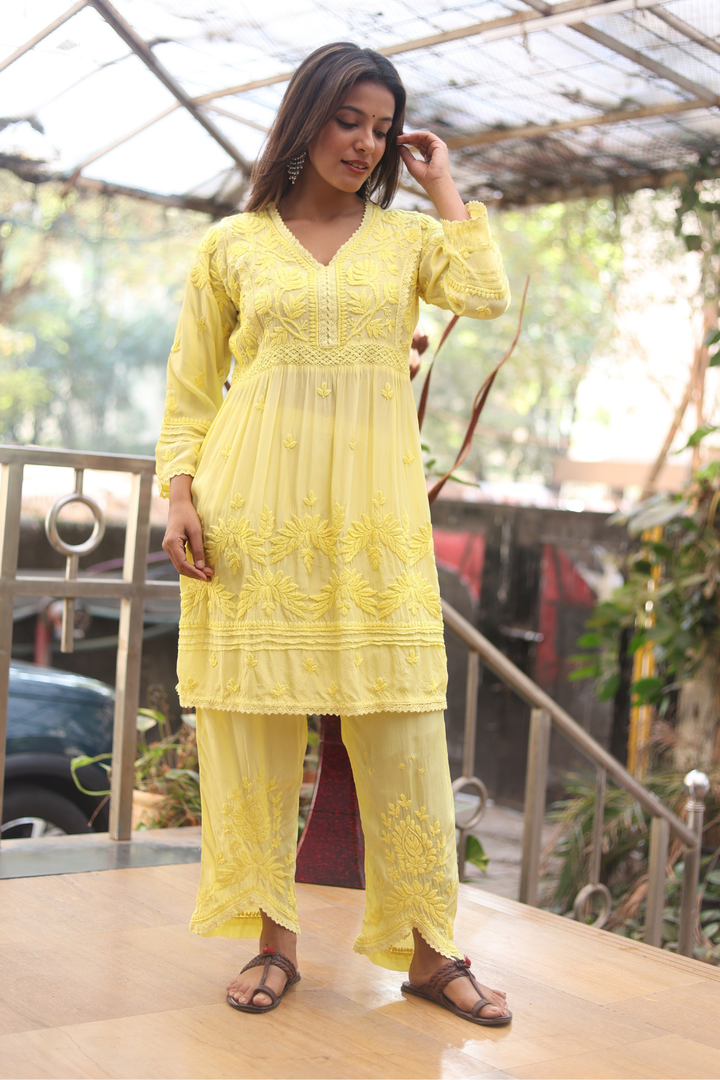 Amira Premium Crepe Silk  Co-ord Set