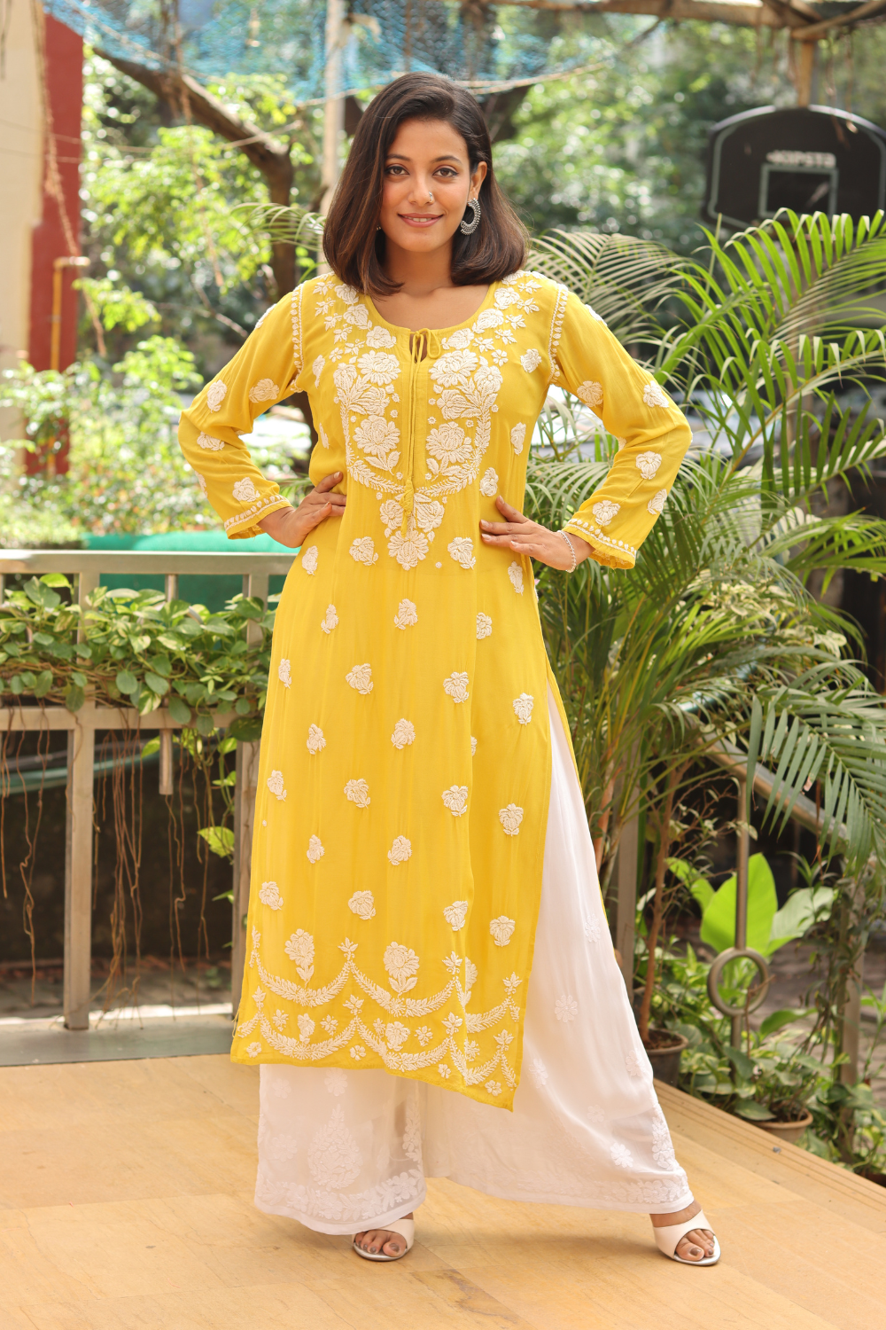 Shirin Viscose Chikankari Kurti