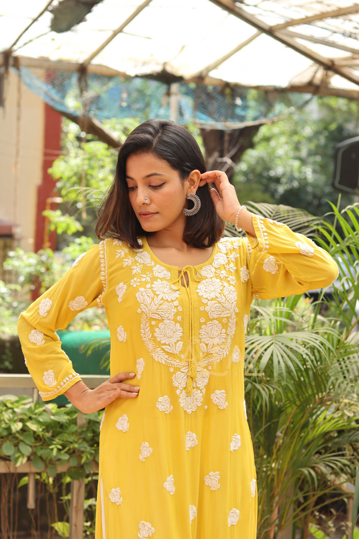 Shirin Viscose Chikankari Kurti