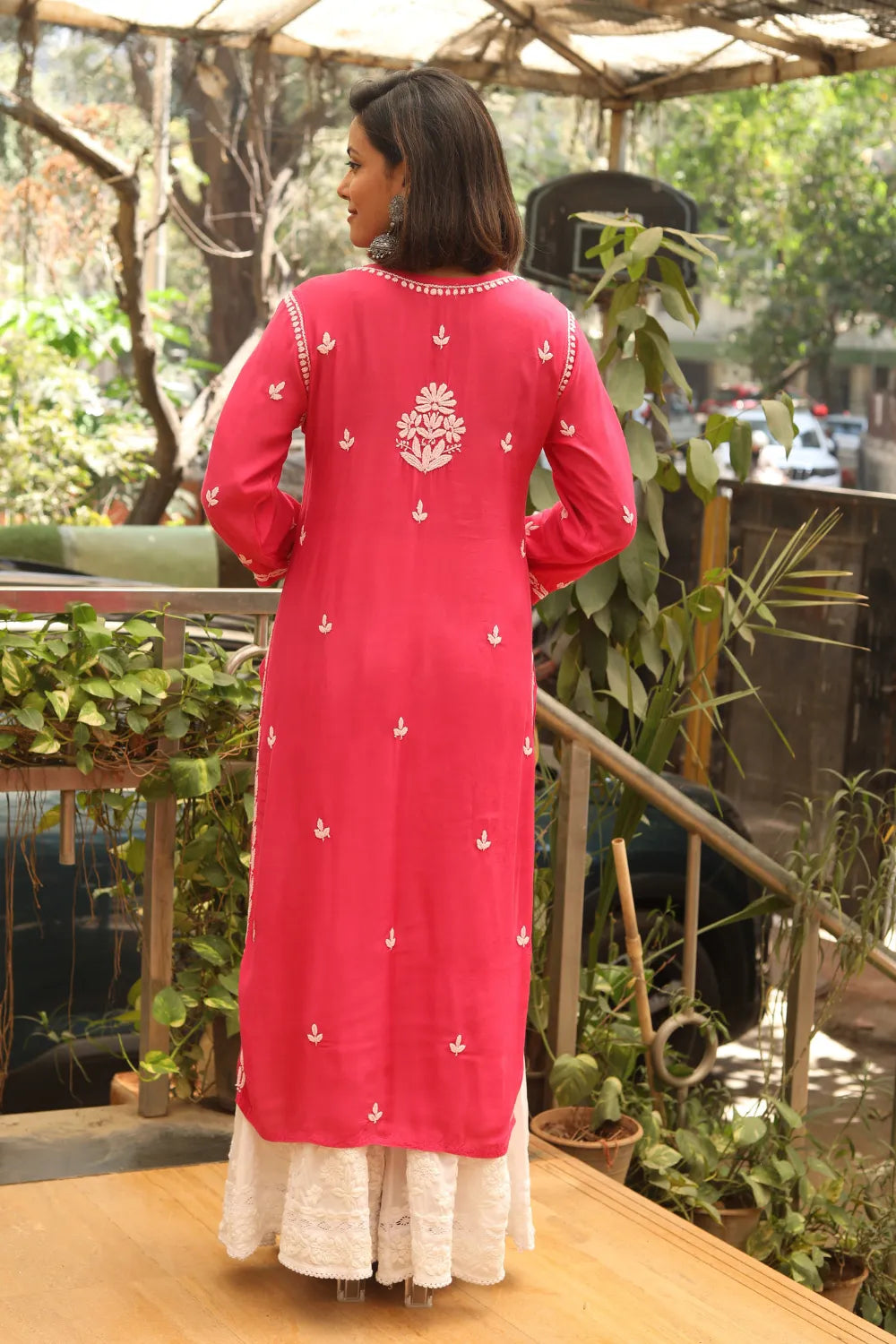 Karima Muslin Chikankari Kurti