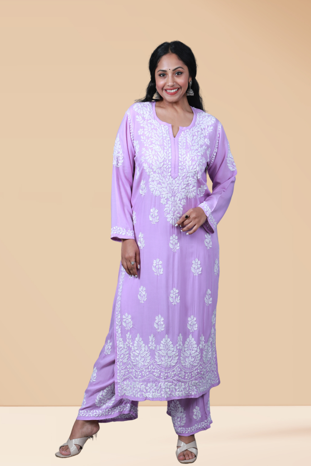 chikan kurti set for women