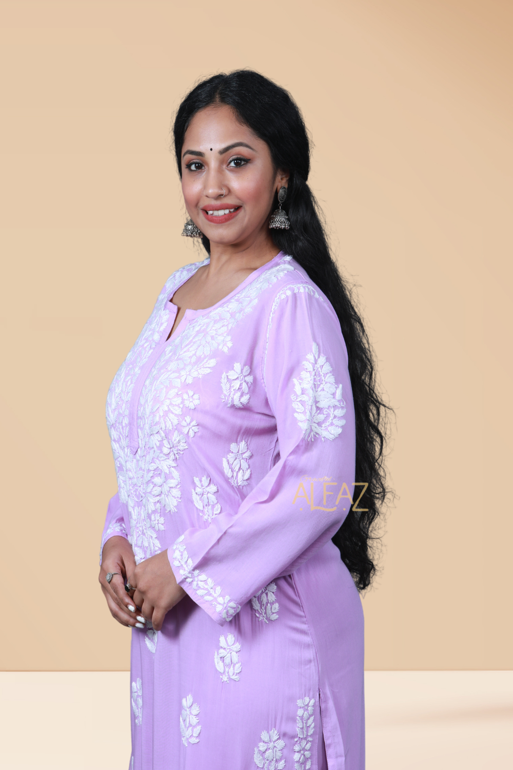 Mehar Modal Chikankari Kurti Palazzo Set | Chikan Kurti Set for Women