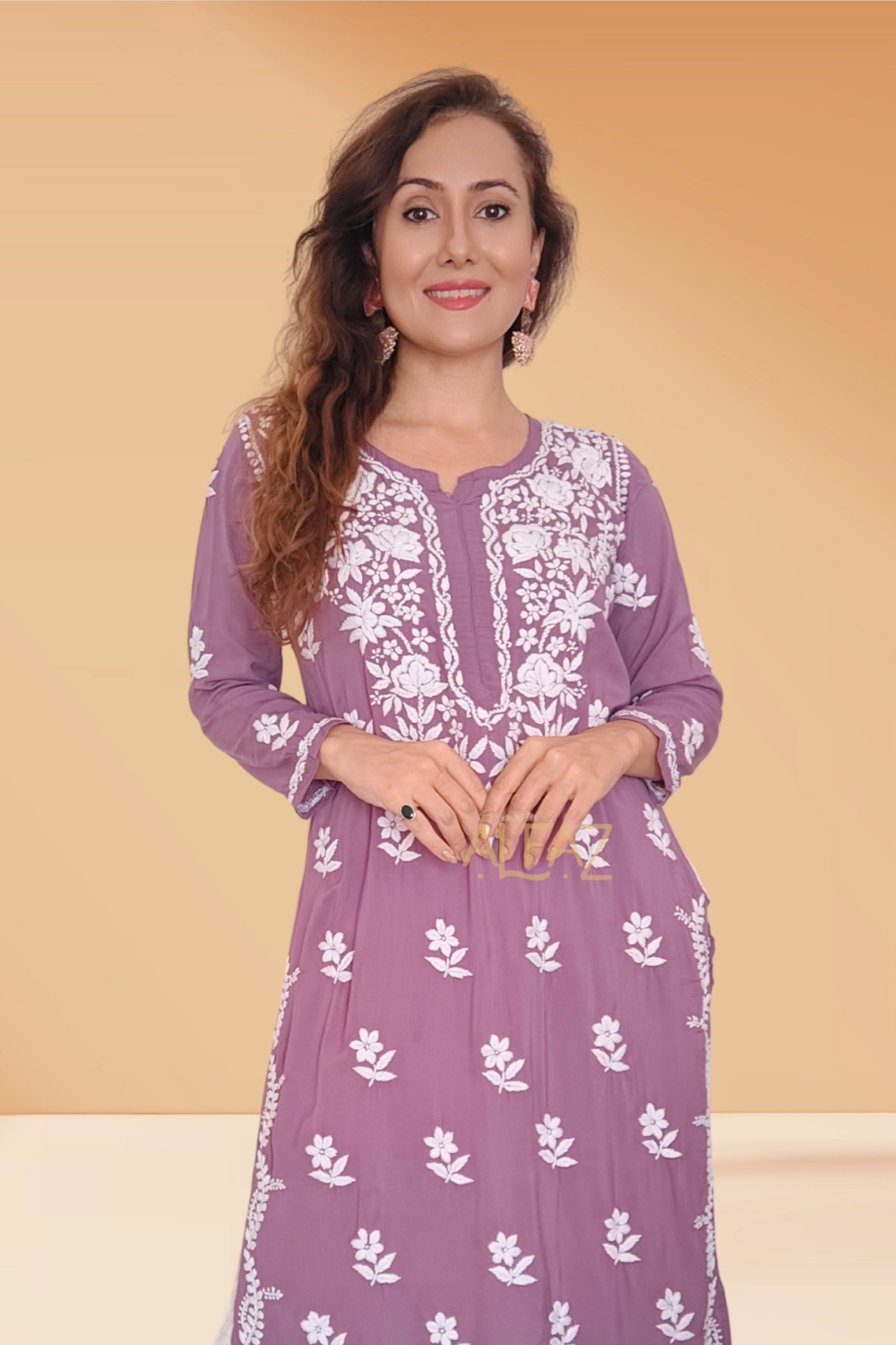 Stylish Modal Chikankari Kurti - Yasmin Collection