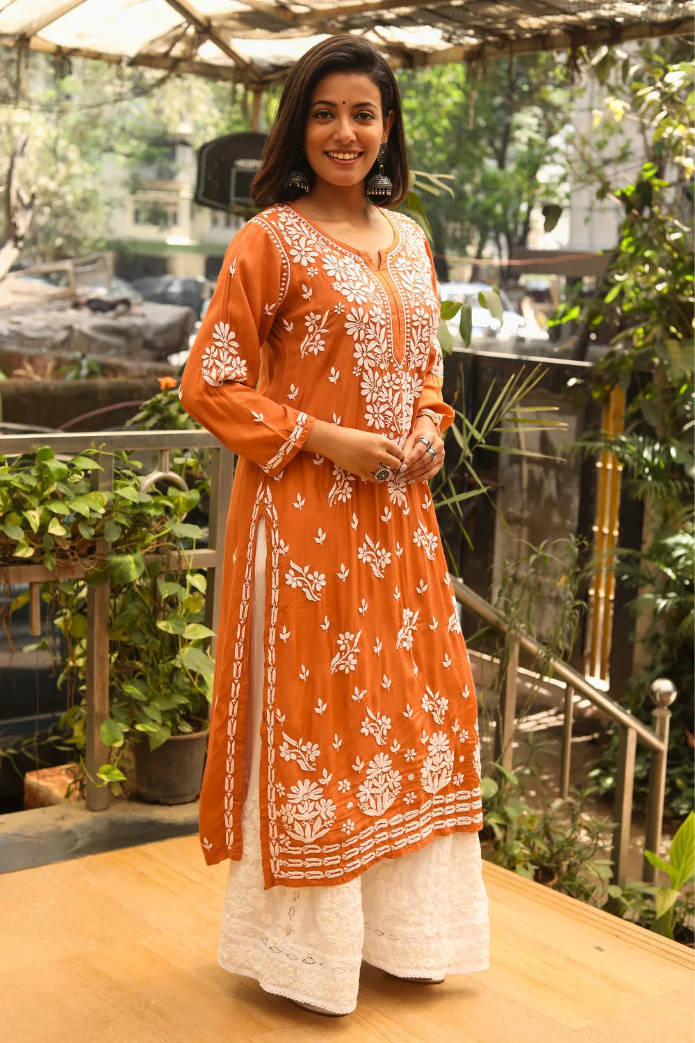 Karima Muslin Chikankari Kurti