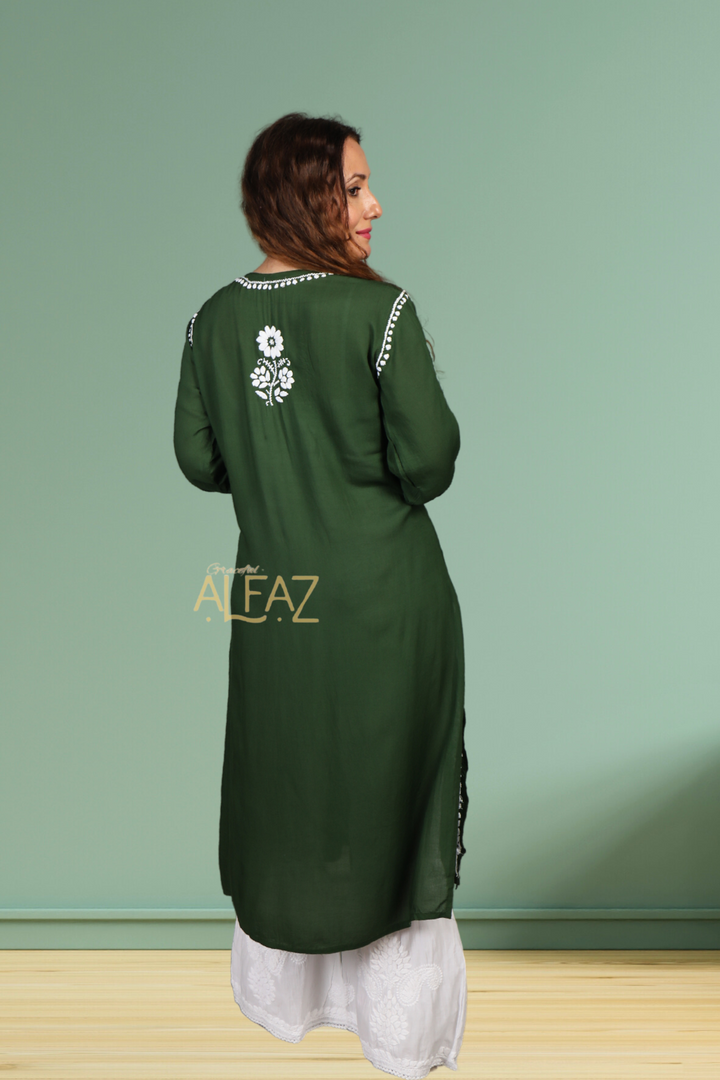 Elegant Modal Chikan Kurti - Amal Collection