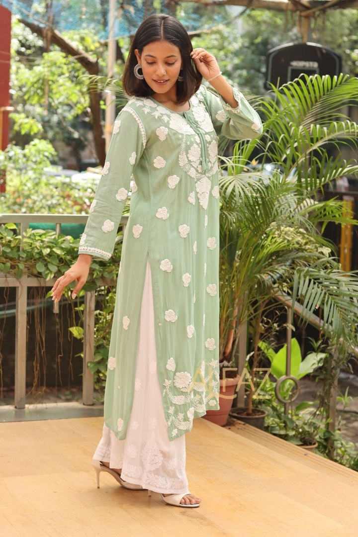 Shirin Viscose Chikankari Kurti