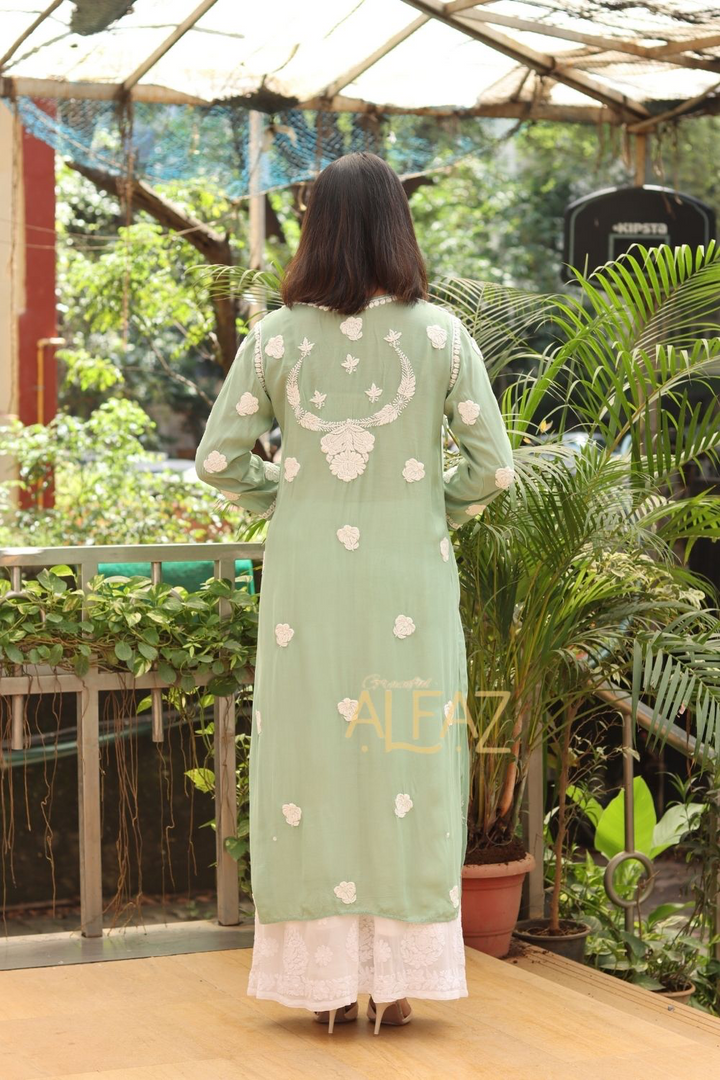 Shirin Viscose Chikankari Kurti