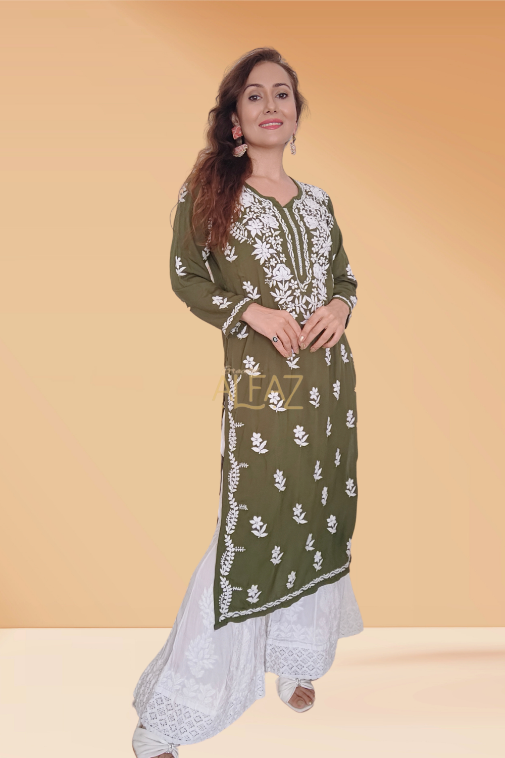 Stylish Modal Chikankari Kurti - Yasmin Collection