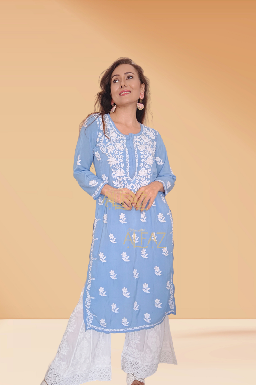 Stylish Modal Chikankari Kurti - Yasmin Collection