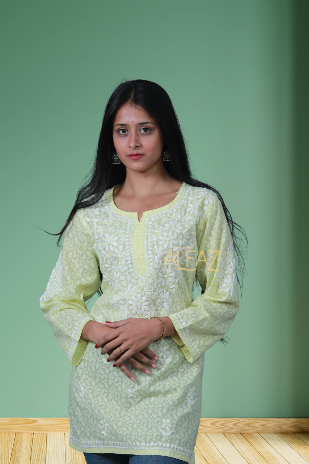 rayon lucknowi kurti