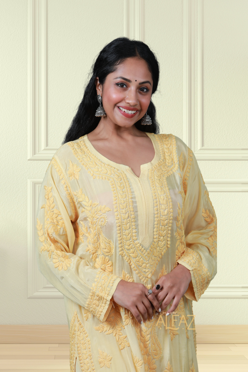 chikankari plazo set