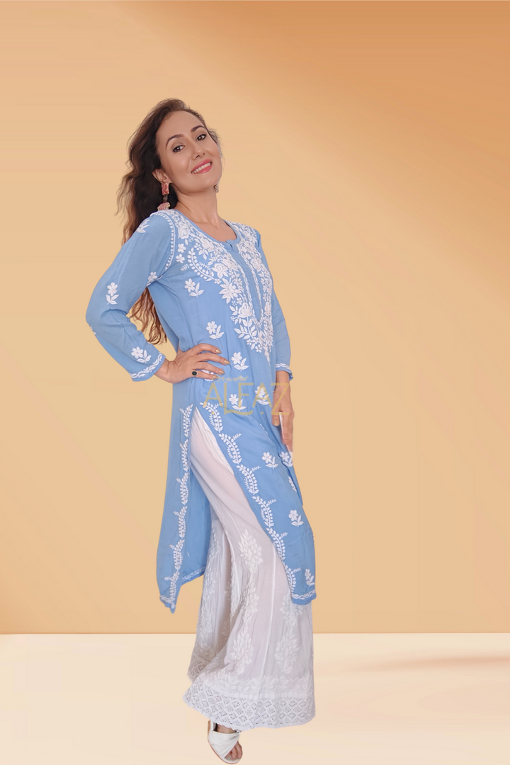 Stylish Modal Chikankari Kurti - Yasmin Collection