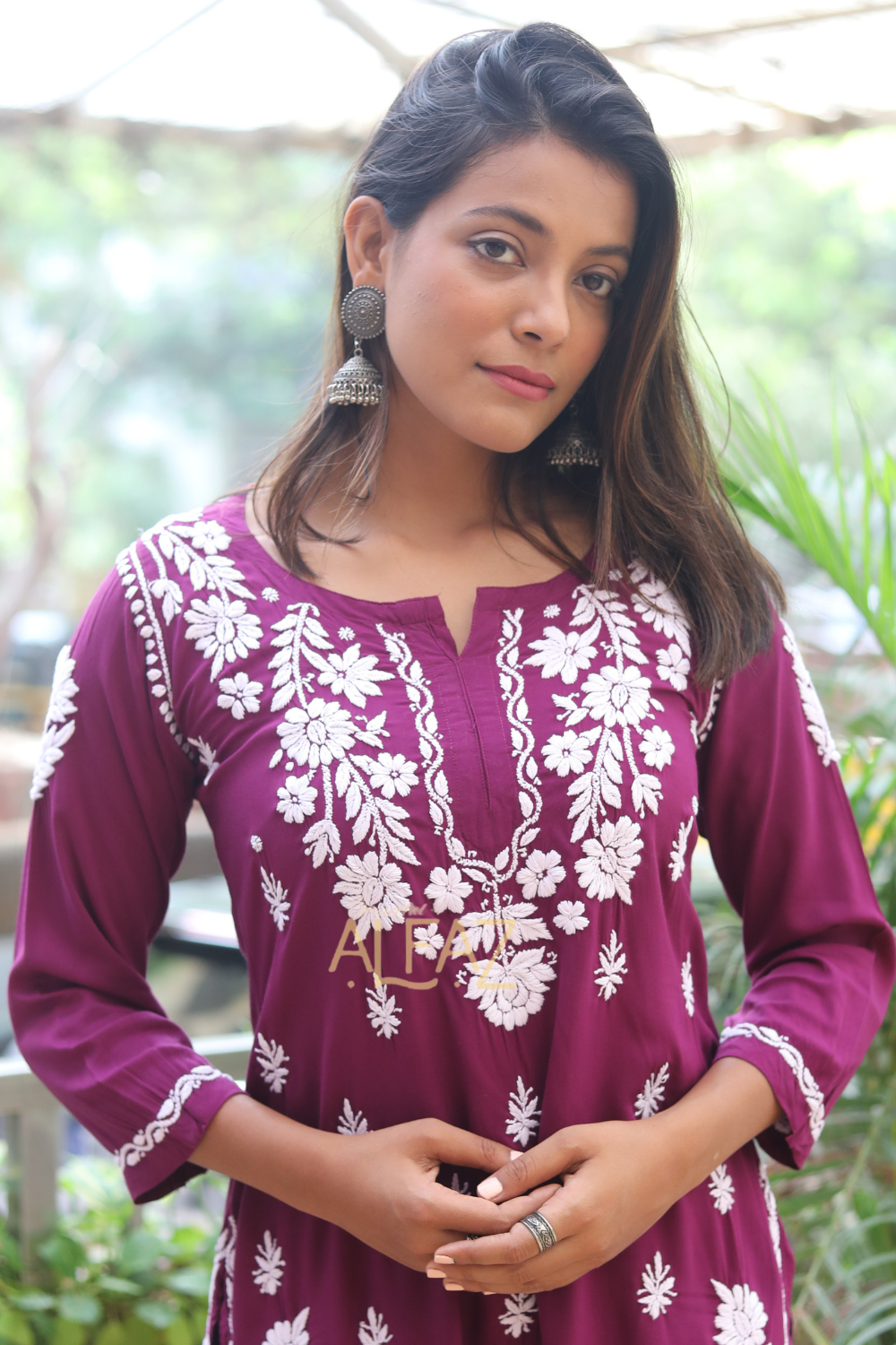 lucknowi chikankari tops