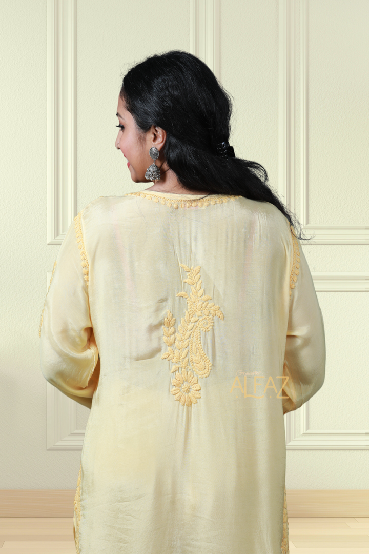 chikankari plazo set