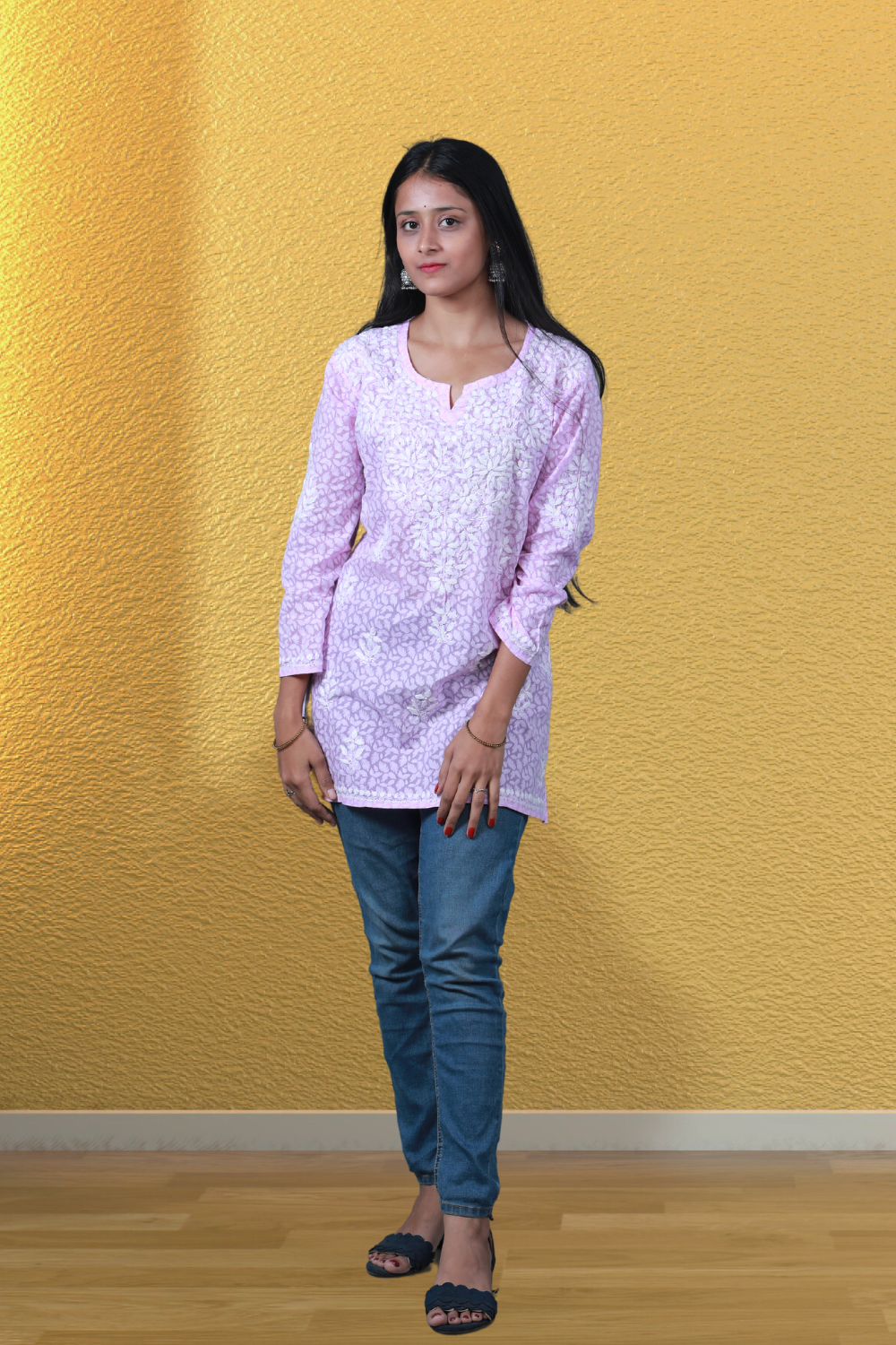 rayon lucknowi kurti