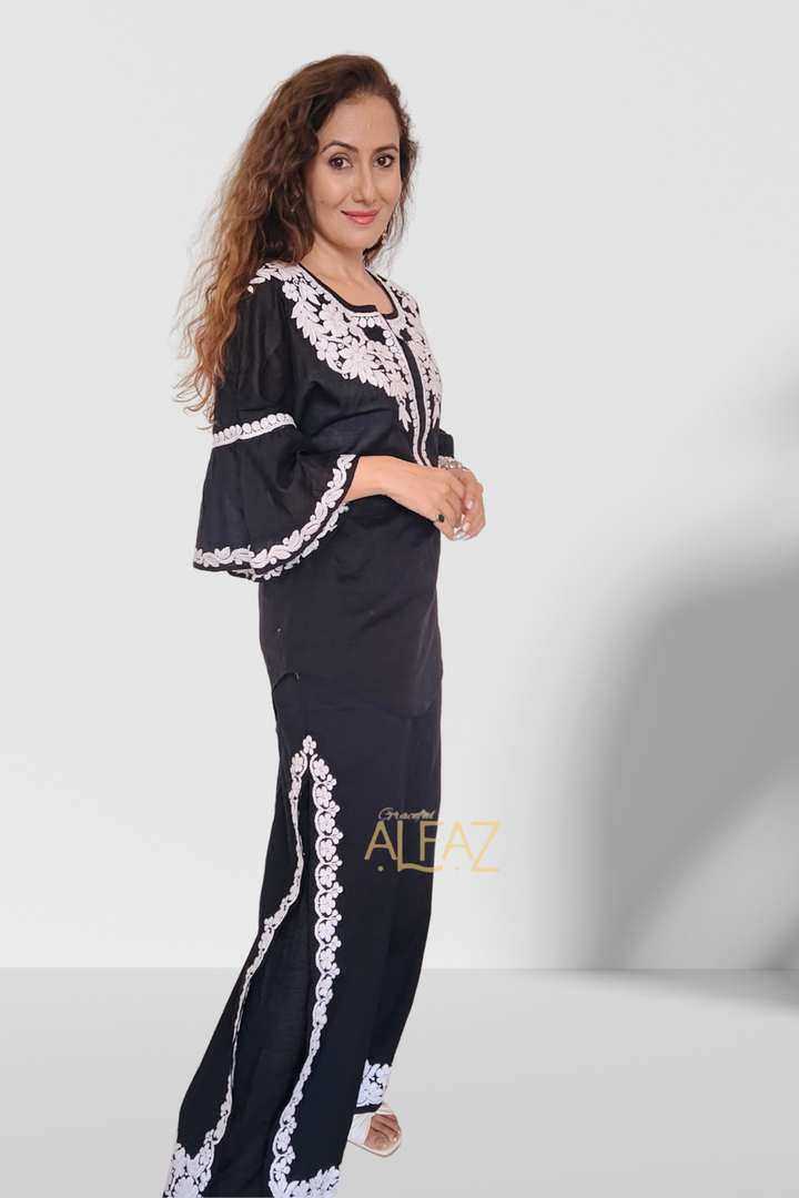 Maryam Mulmul Chikankari Co-ord Set