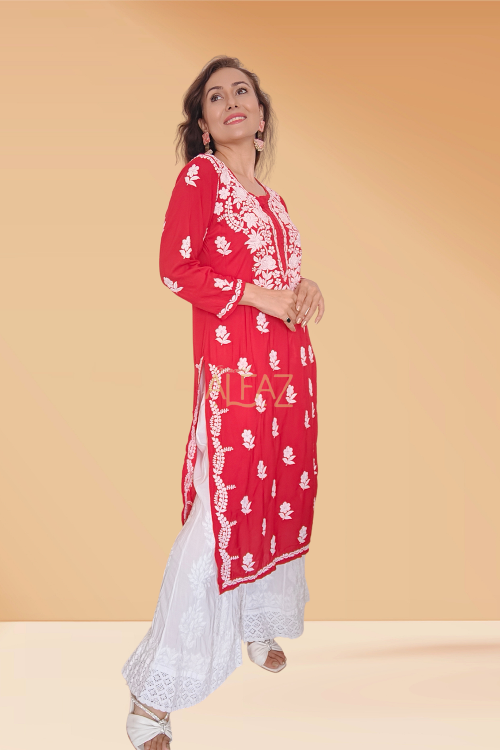 Stylish Modal Chikankari Kurti - Yasmin Collection