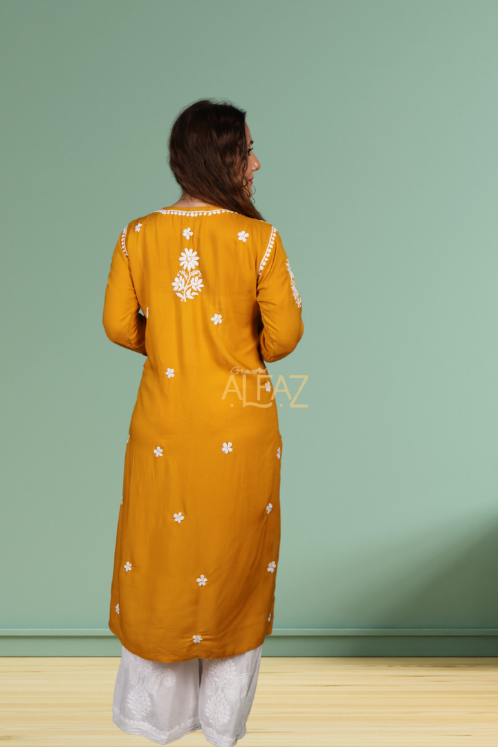 Elegant Modal Chikan Kurti - Amal Collection