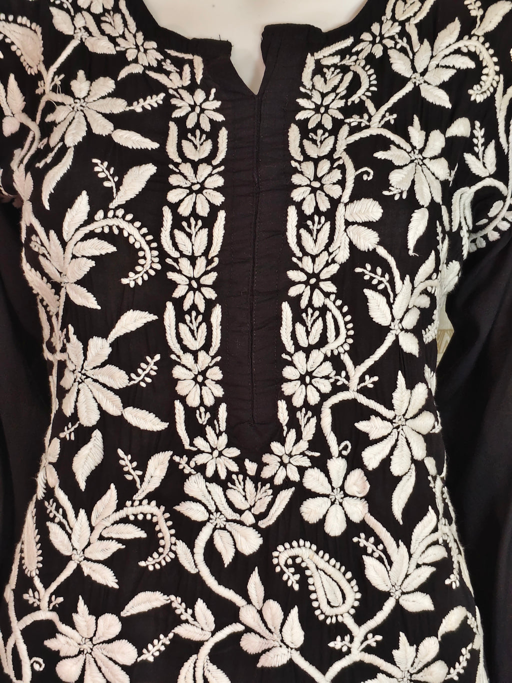 Komal Premium Modal black 7D full heavy work long kurti