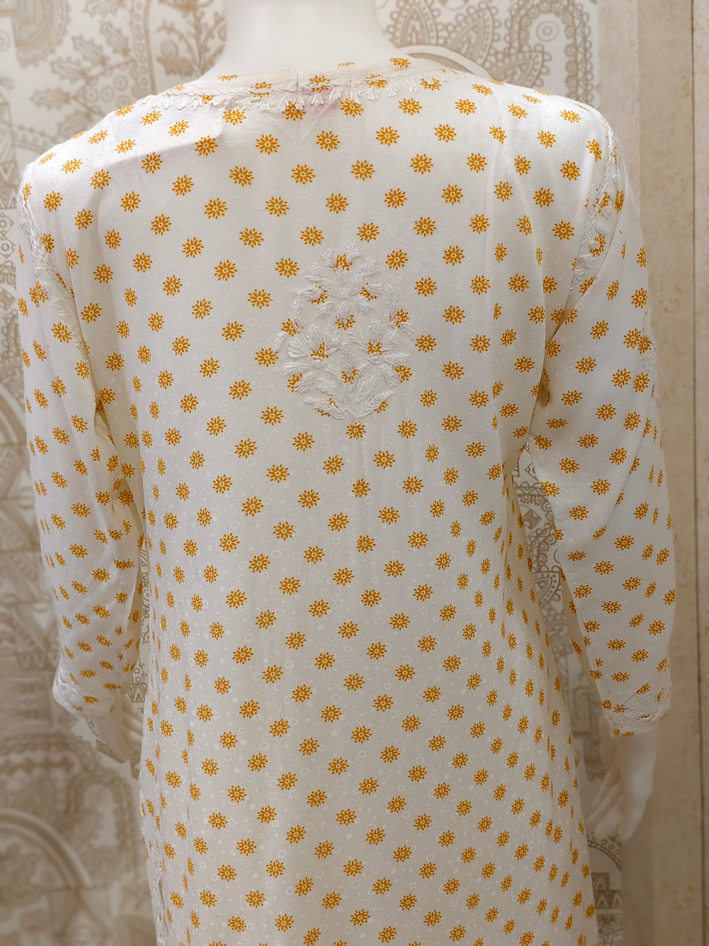 Sidra Rayon Printed Chikankari  Pant Set