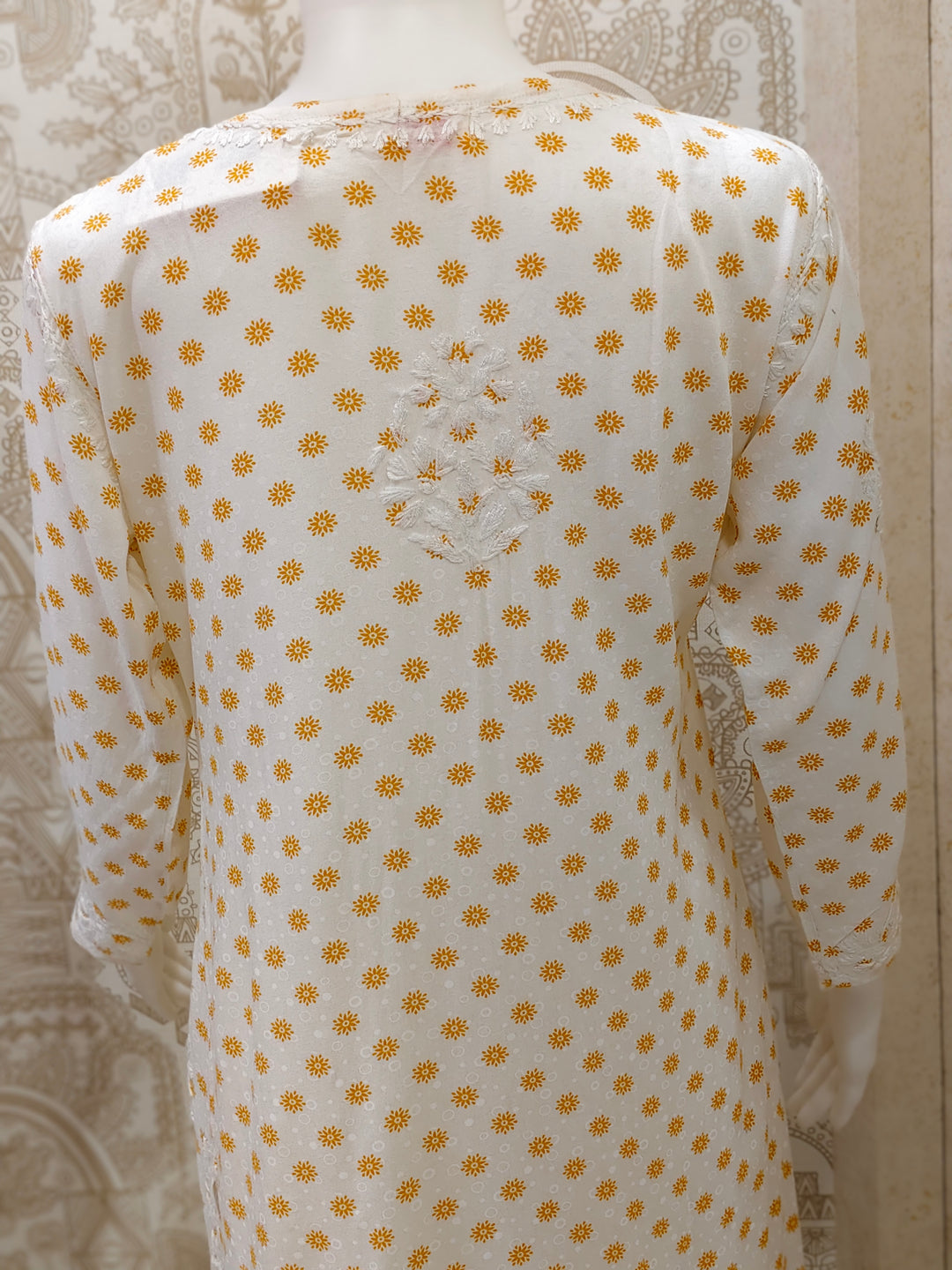Sidra Rayon Printed Chikankari  Pant Set