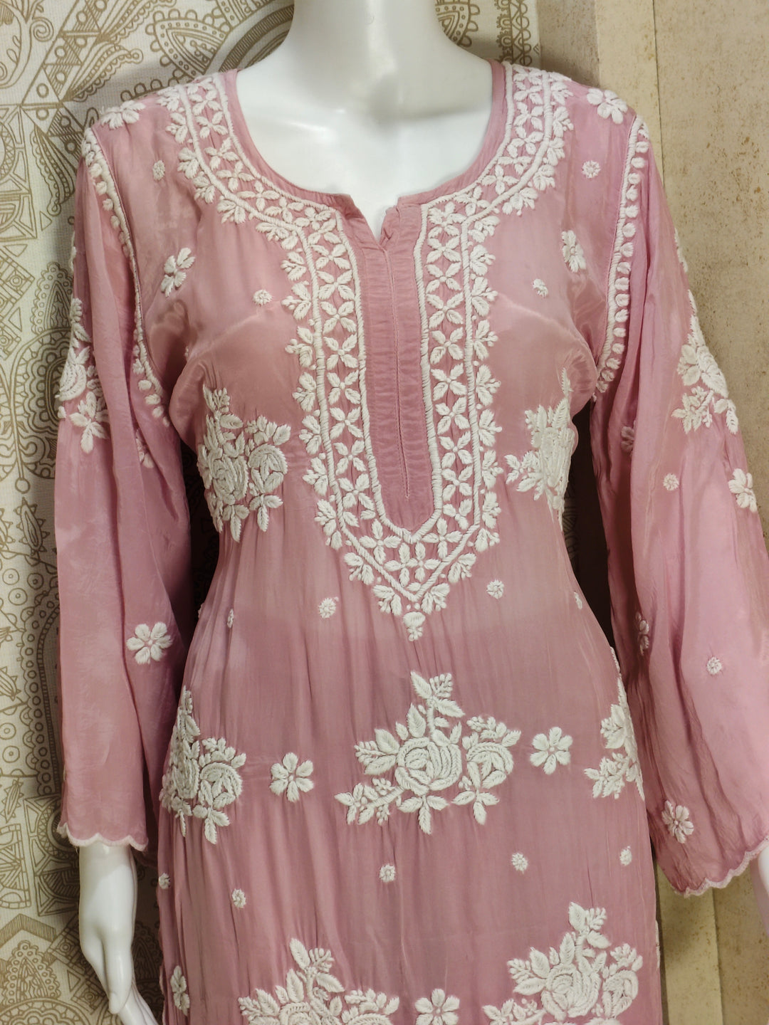 Noya Crepe silk Cutwork palazzo set