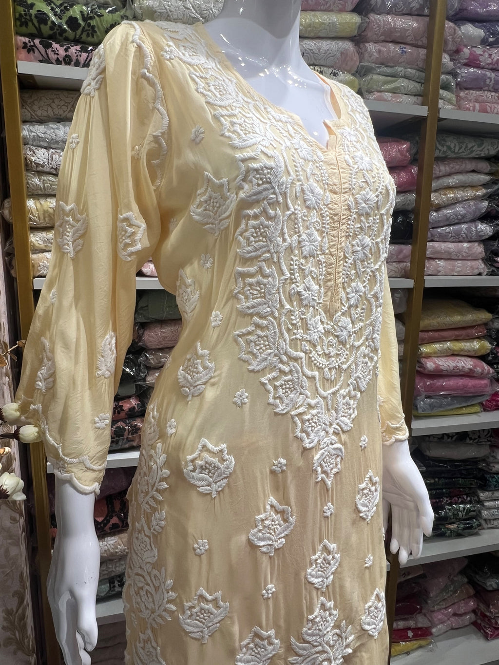 Rahila Muslin 3D Kurti Palazzo Set