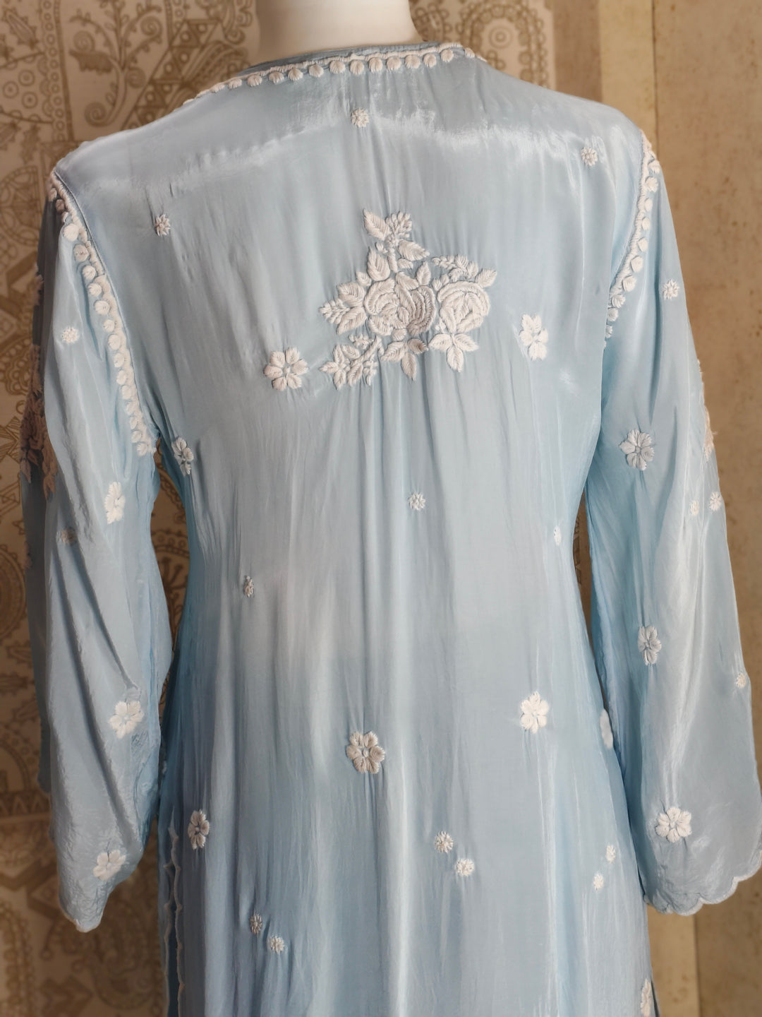 Noya Crepe silk Cutwork palazzo set