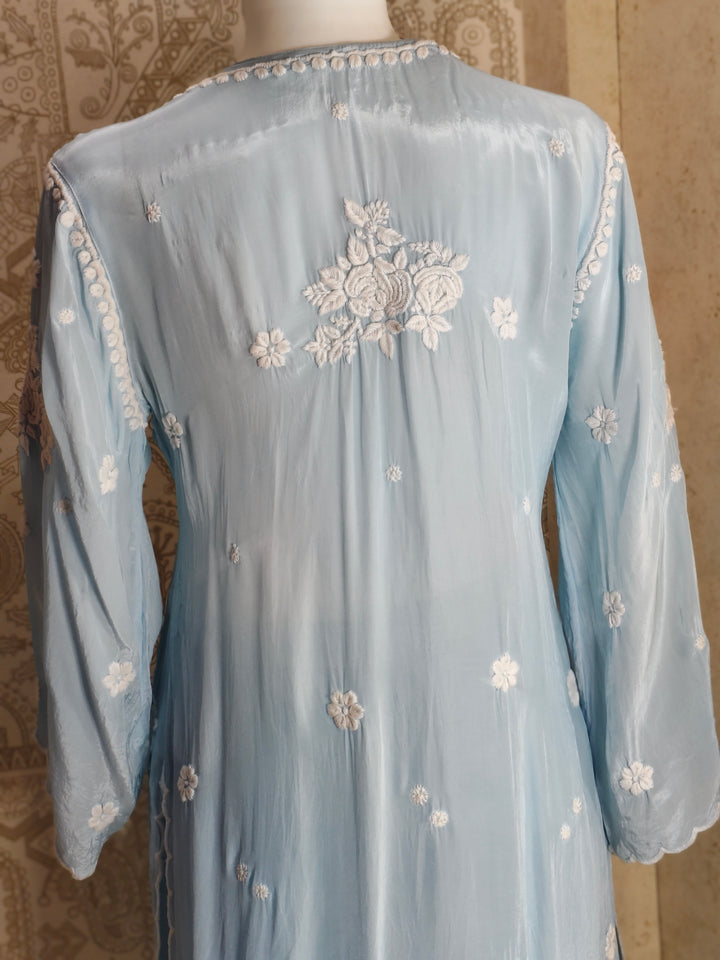 Noya Crepe silk Cutwork palazzo set