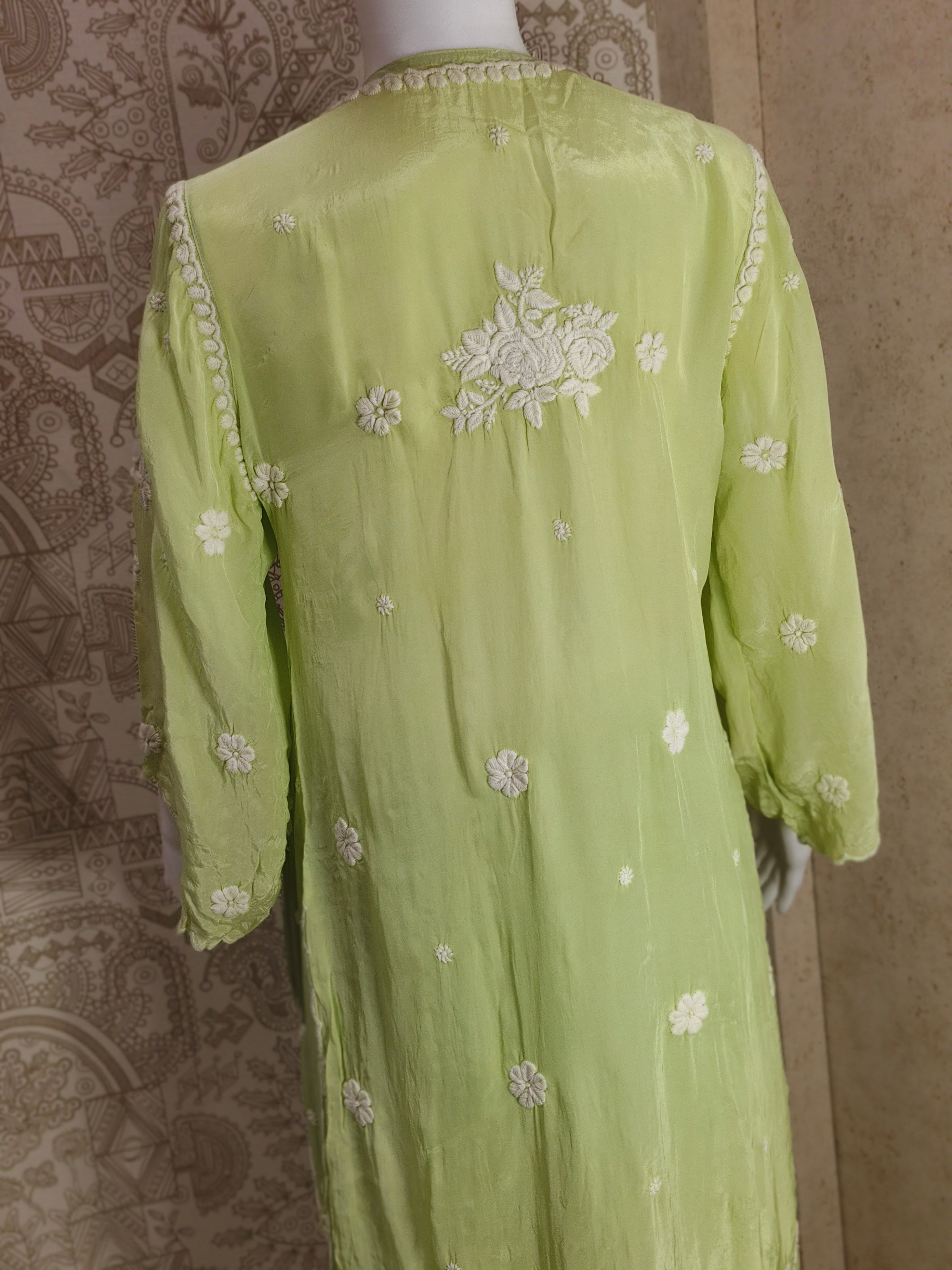 Noya Crepe silk Cutwork palazzo set