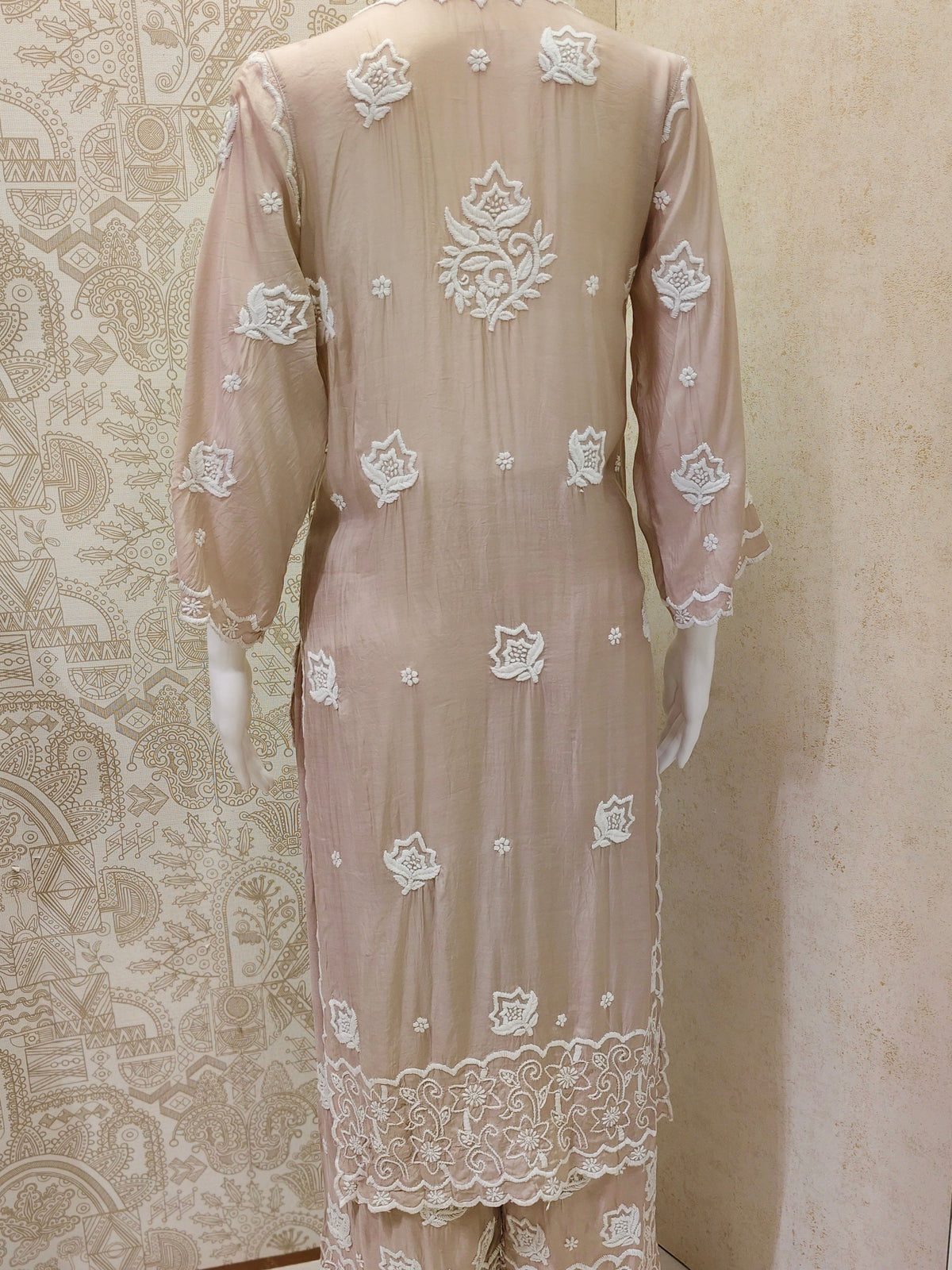 Rahila Muslin 3D Kurti Palazzo Set