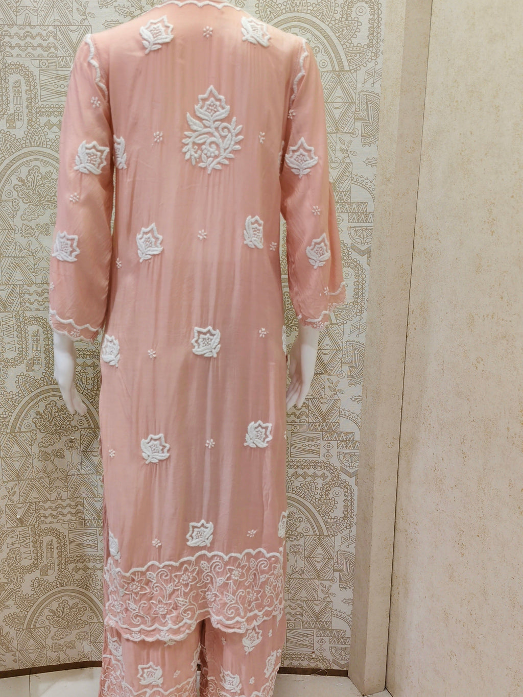 Rahila Muslin 3D Kurti Palazzo Set