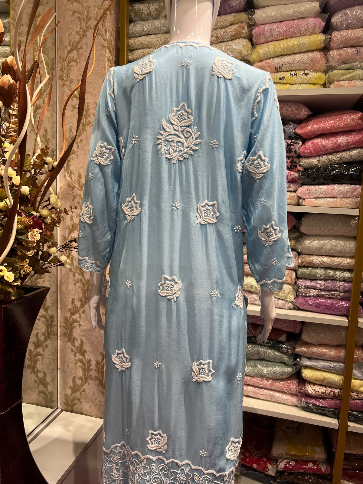 Rahila Muslin 3D Kurti Palazzo Set