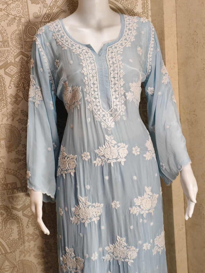 Noya Crepe silk Cutwork palazzo set