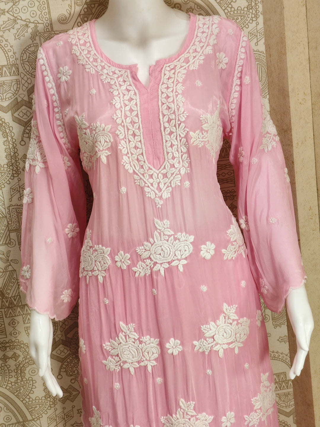 Noya Crepe silk Cutwork palazzo set