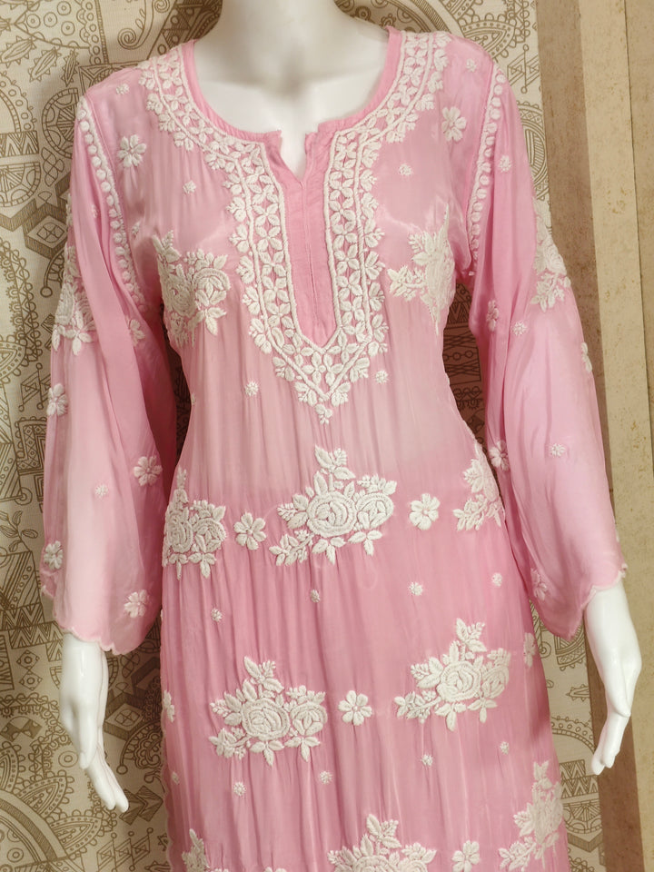 Noya Crepe silk Cutwork palazzo set