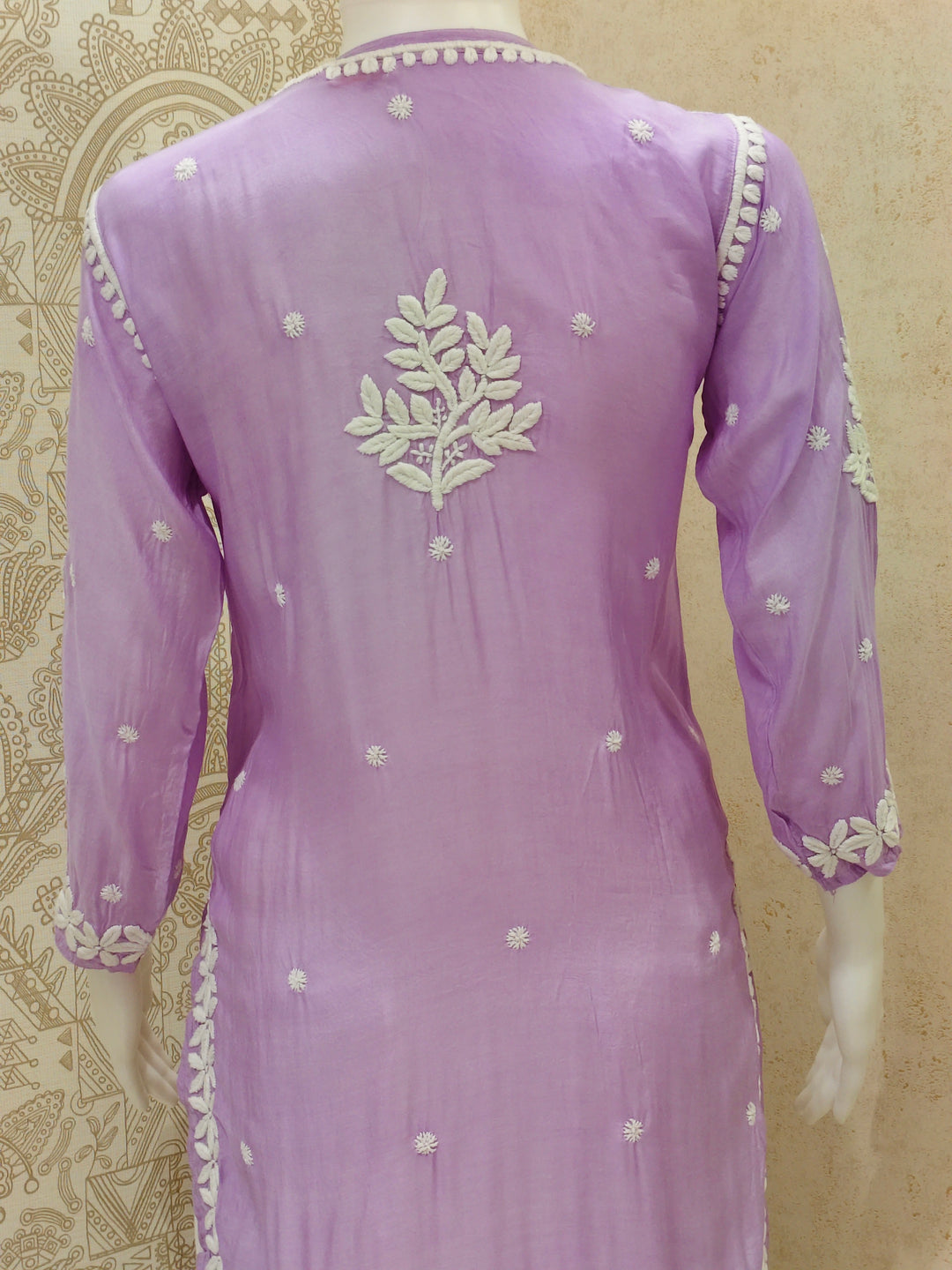 Tahira  Premium Muslin 3D Chikankari  Kurti