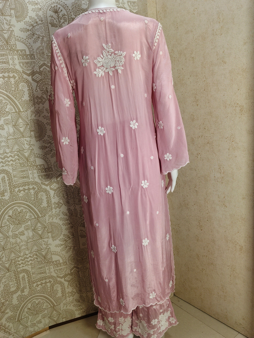Noya Crepe silk Cutwork palazzo set