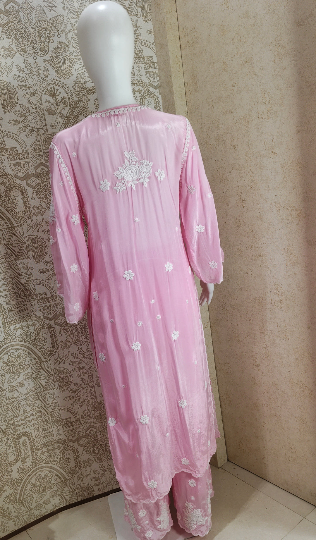 Noya Crepe silk Cutwork palazzo set