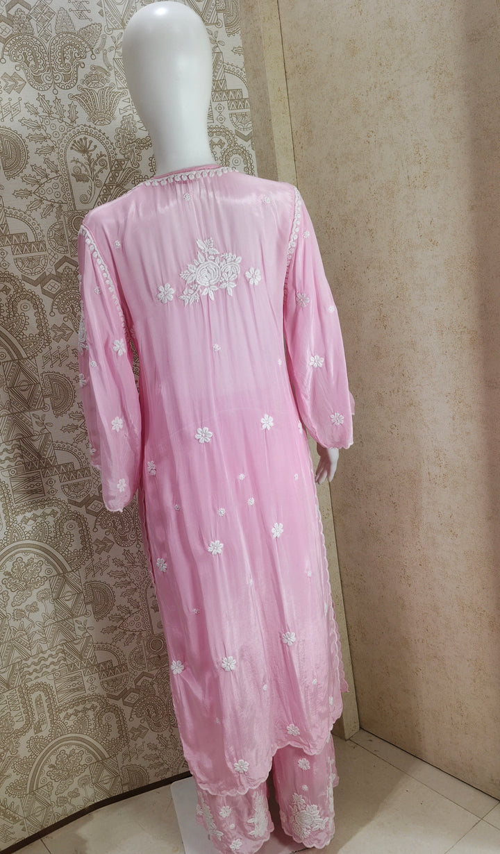 Noya Crepe silk Cutwork palazzo set