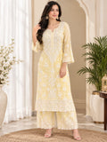 Rahila Muslin 3D Kurti Palazzo Set