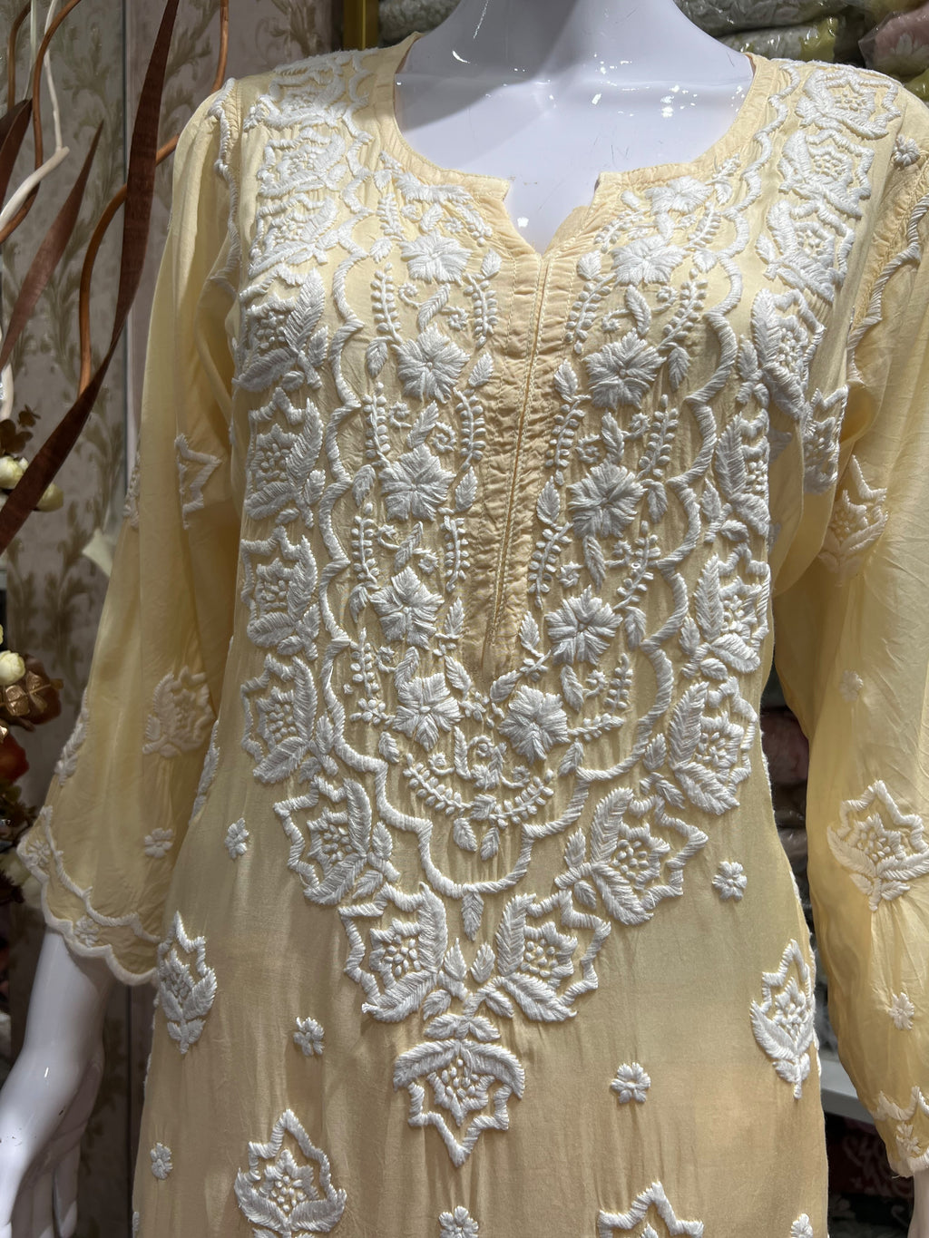 Rahila Muslin 3D Kurti Palazzo Set