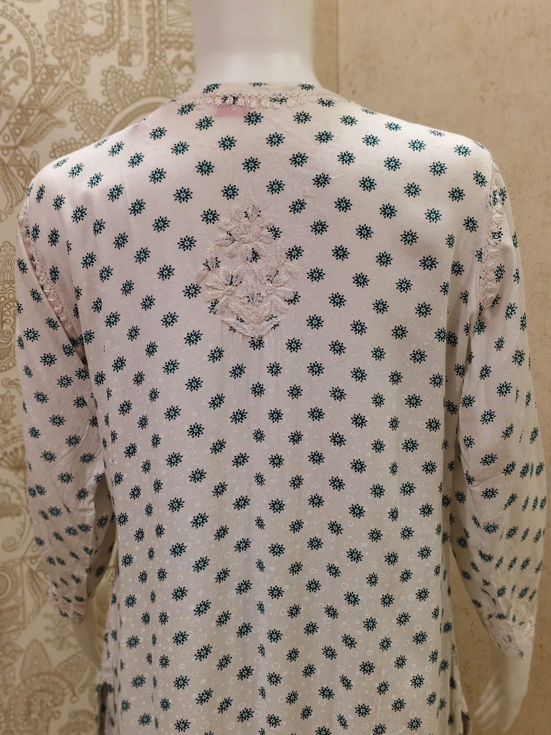 Sidra Rayon Printed Chikankari  Pant Set