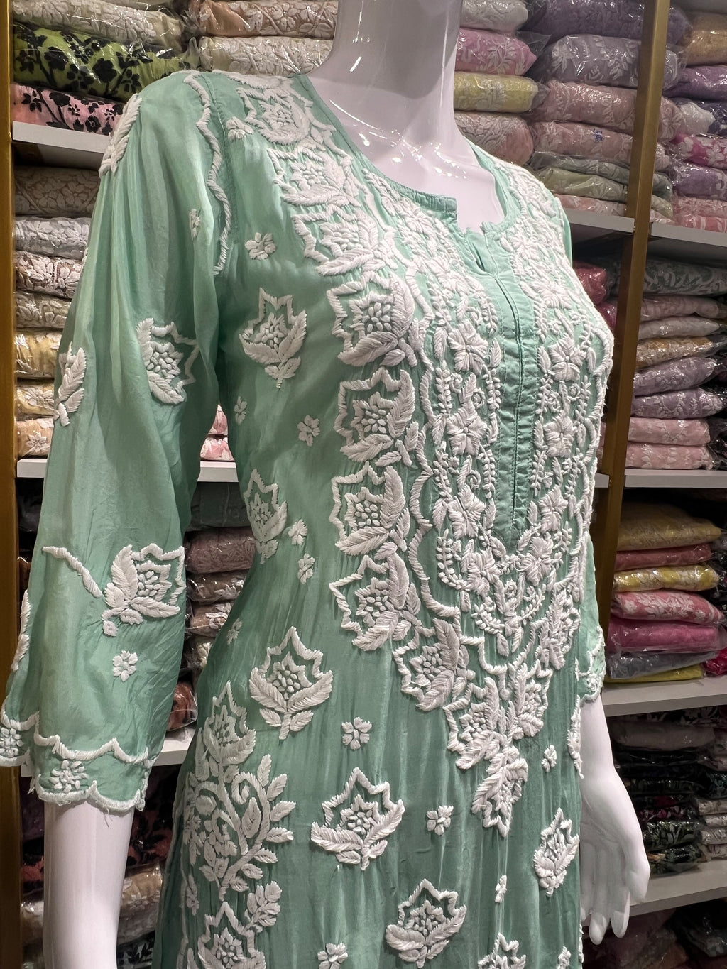 Rahila Muslin 3D Kurti Palazzo Set