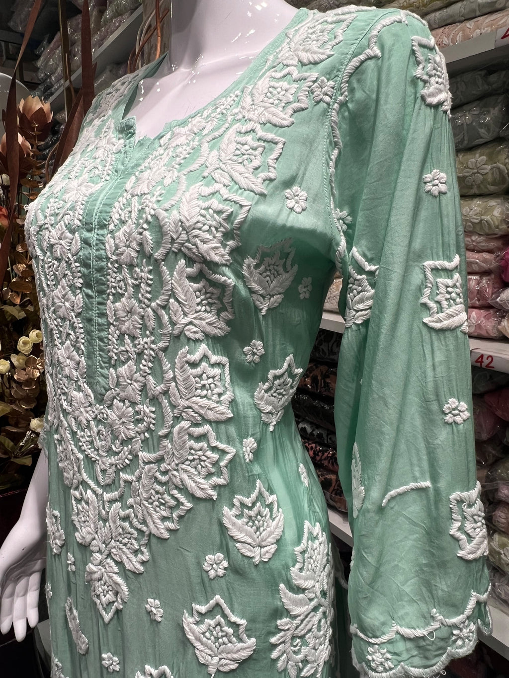 Rahila Muslin 3D Kurti Palazzo Set