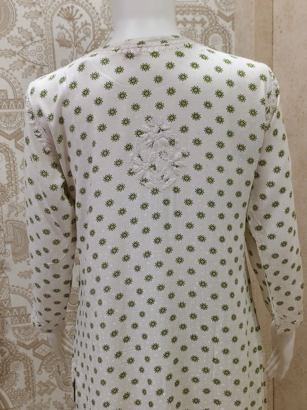 Sidra Rayon Printed Chikankari  Pant Set