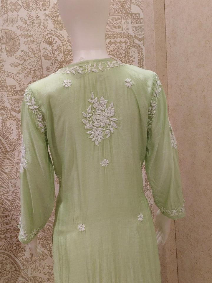 Dania Premium Muslin 3D Chikankari  Kurti