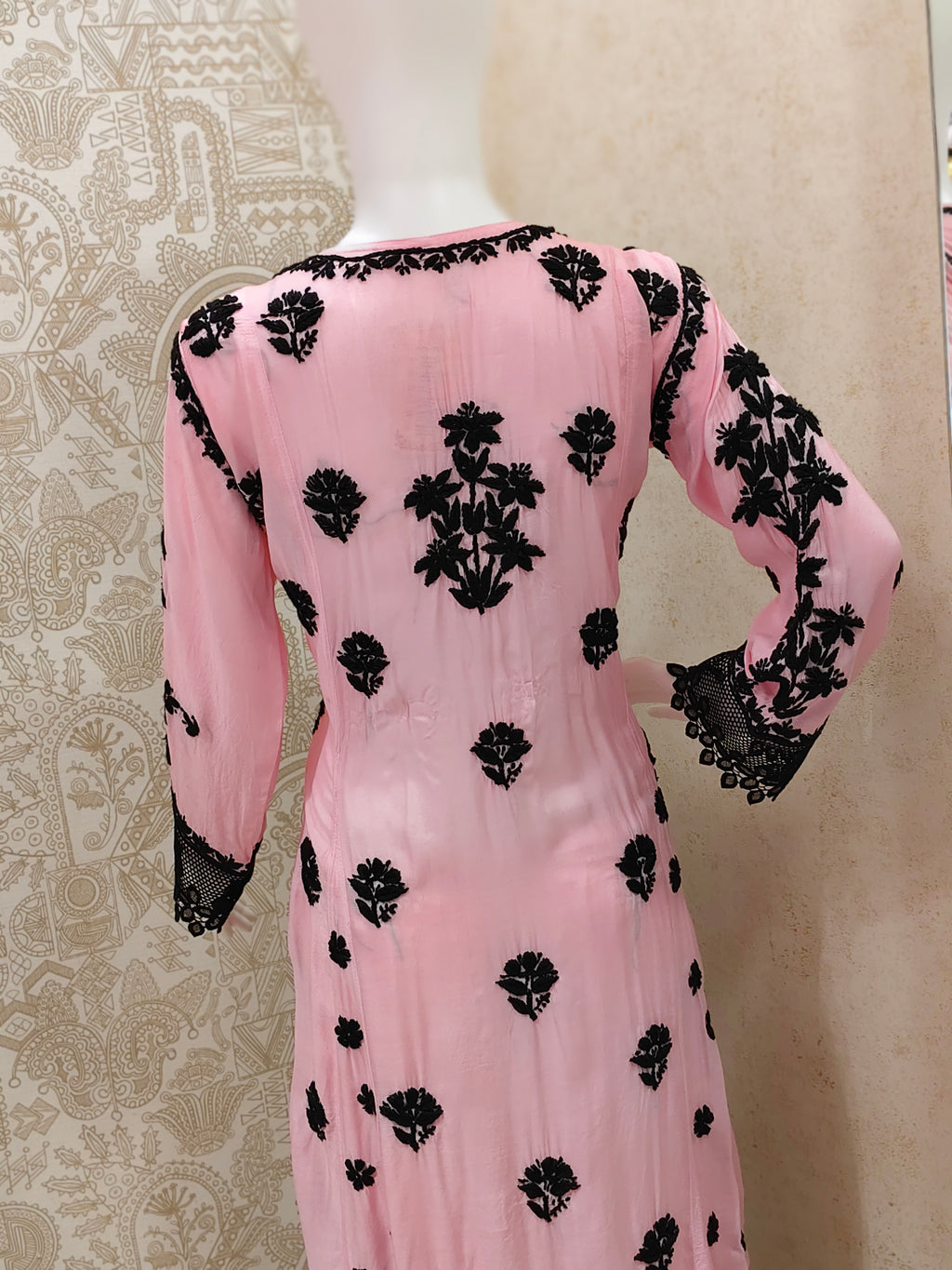 Emira Premium Muslin 3D Chikankari Palazzo Set